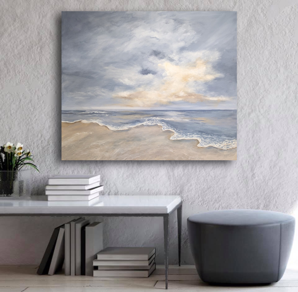 Atmosheric Seascapes: Morning Passage 24×24