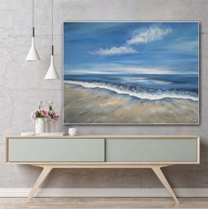 Atmosheric Seascapes: Noon Shore 24×24