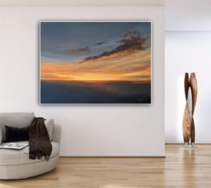 Atmospheric Seascapes: Last Ember 40×30