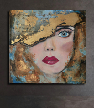 Unscripted Faces Series: Golden Girl 14×14