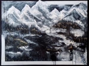 High Altitude Mood: Baby Its Cold Outside 48×36