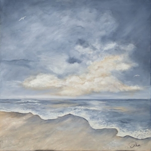 Atmosheric Seascapes: Morning Passage 24×24