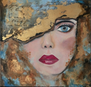 Unscripted Faces Series: Golden Girl 14×14