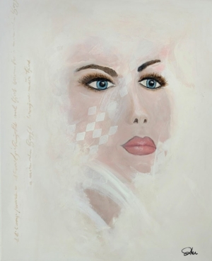 Unscripted Faces Series: Through the Veil 20×24