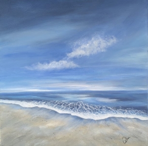 Atmosheric Seascapes: Noon Shore 24×24